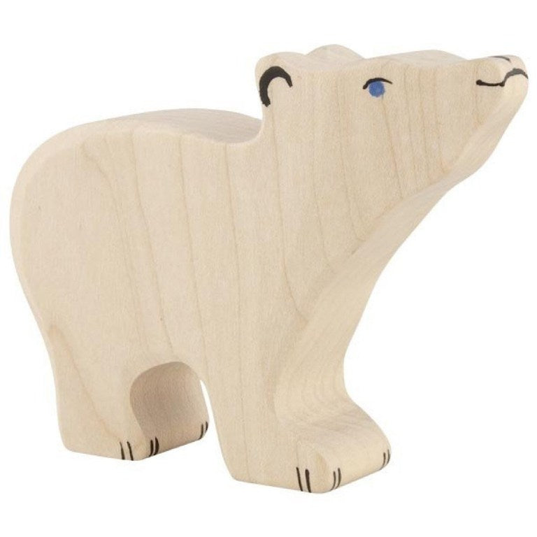 Holztiger - Polar Bear - Small head raised